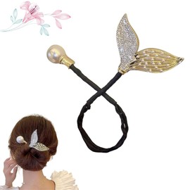 CHCTD Rhinestone Flower Hair Accessories: Versatile Hair Clip, Bun Twister, Curler, and Pins for Effortless Updos