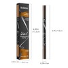 Eyebrow Pencil, 2-in-1 Dual-Ended Eyebrow Pencil, with Fork Tip Applicator,