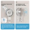 Lvingmax Suction Cup Hooks, Clear Shower Suction Hooks, Heavy Duty