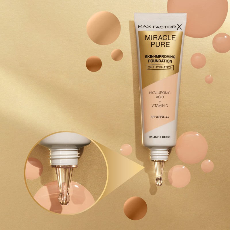 Max Factor Miracle Pure Foundation 35 Pearl Beige