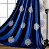 VOGOL Soft Luxury Blue Velvet Curtains, Thermal Insulated Curtain Window