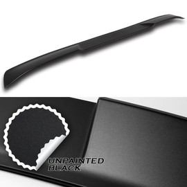 HYPERSPEED W-POWER Rear Roof Window Deflect Visor Spoiler Wing ABS Fit for 2017 2018 2019 2020 2021 2022 2023 Alfa Romeo Giulia, Car Mods Exterior Accessories Replacement Parts Assembly (Primer Black)