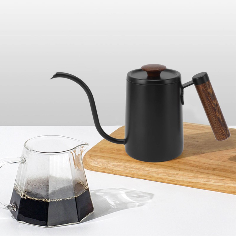 Pour Over Coffee Kettle 304 Stainless Steel Gooseneck Narrow Spout