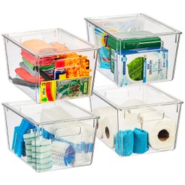 ClearSpace ClearSpace X-Large Plastic Storage Bins With Lids - Perfect for Kitchen, Pantry, Fridge Organization and Storage