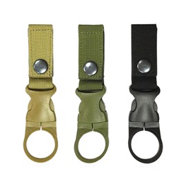 NXPWRC 3 Pieces Water Bottle Straps, Belt Bottle Holder Straps, Water Bottle Holder Straps, Water Bottle Suspension Straps, Water Bottle Buckle Clips
