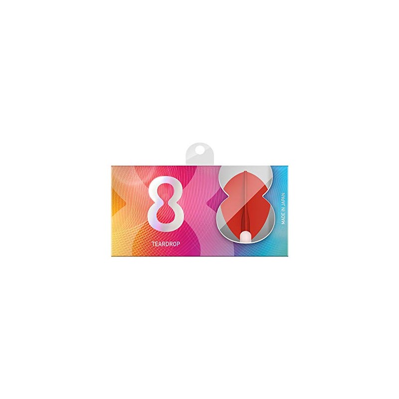 8 Flight Teardrop Red