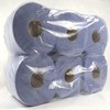6 Pack 2 Ply Blue Embossed Centre Feed/Towel/Tissue Paper Wipe