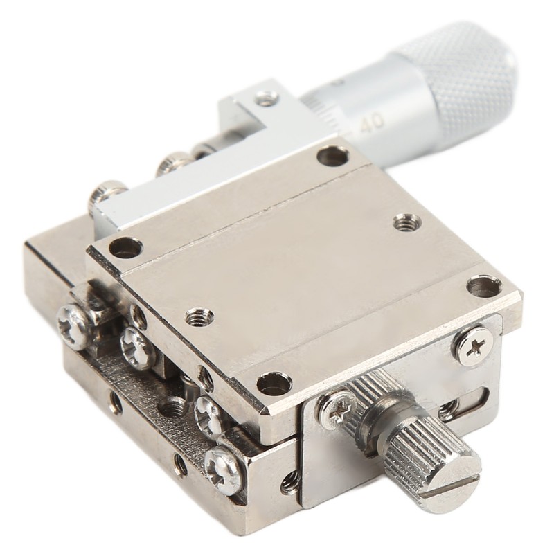 Linear Stage X Axes 25x25mm Micrometer Manual Displacement Platform Sliding