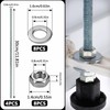 Pack of 4 Threaded Rods M8 Threaded Rods M8 x