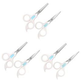 Ipetboom Sets Professional Hair Cutting Scissors Boys and Girls Hair Styling Tools Hairdressing Scissors Set Salon Cutter Portable for Boys and Girls White Pcs