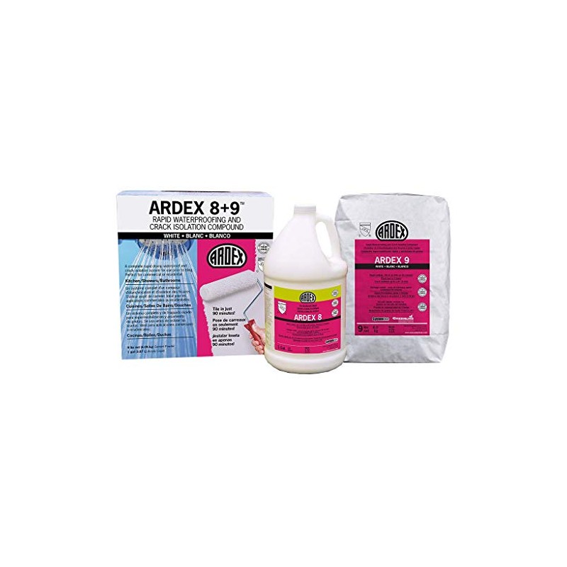 Ardex 8+9, Rapid Waterproofing and Crack Isolation, Compound Kit, Solvent-Free,