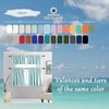 DONREN 54 Inch Length Aqua Blackout Curtains for Bedroom -