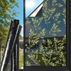 DULEIXUFHEE Window Privacy Film One Way, Green Leaf, 17.7 x