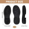 CHGCRAFT Shoe Replacement Rubber Sole 1 Pair Non-Skid Sole Protector