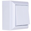 REV PlanoLuxe 0511462777 Surface-Mounted Series Switch White