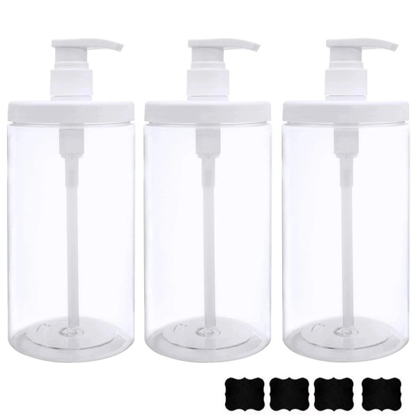 Branded Pump Bottle Dispenser Plastic Pump Bottles Refillable Bottles Wide