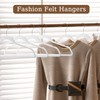 GETORO Velvet Hangers 30 Pack, Non Slip Space Saving Clothes