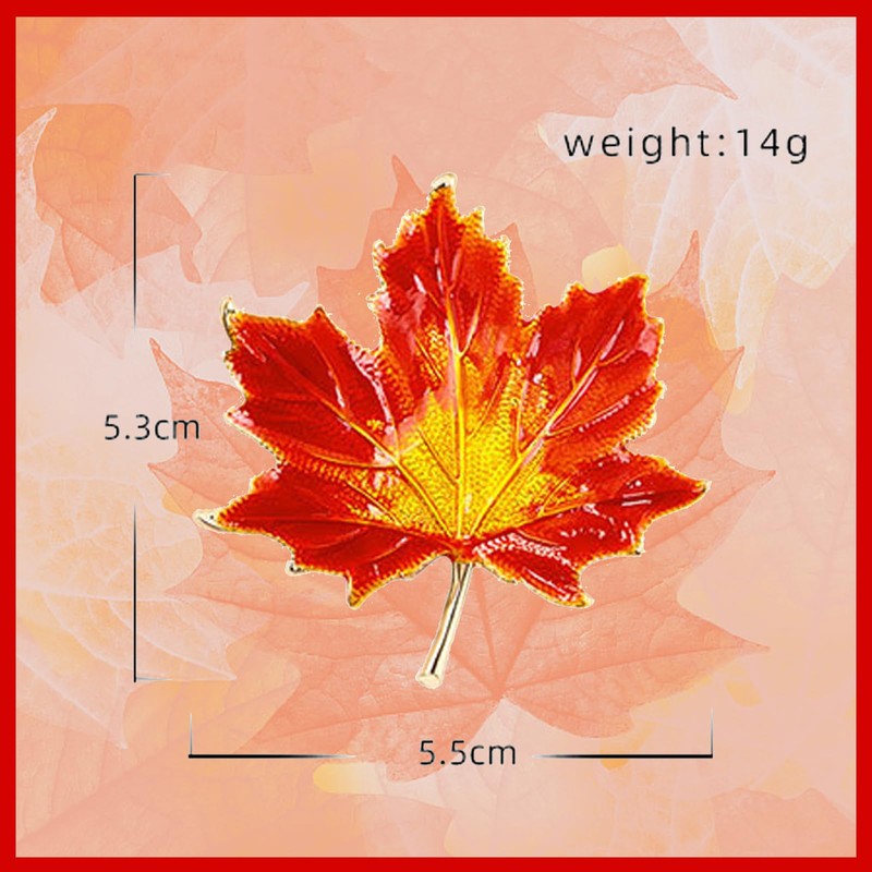 Thanksgiving Brooch Pin,Maple Leaf Brooch Pin,Autumn Fall Leaves Brooch Pin,Maple