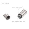 FOSIR Titanium Waterproof Cylinder Pendant Necklace for Mens Womens,Lightweight and