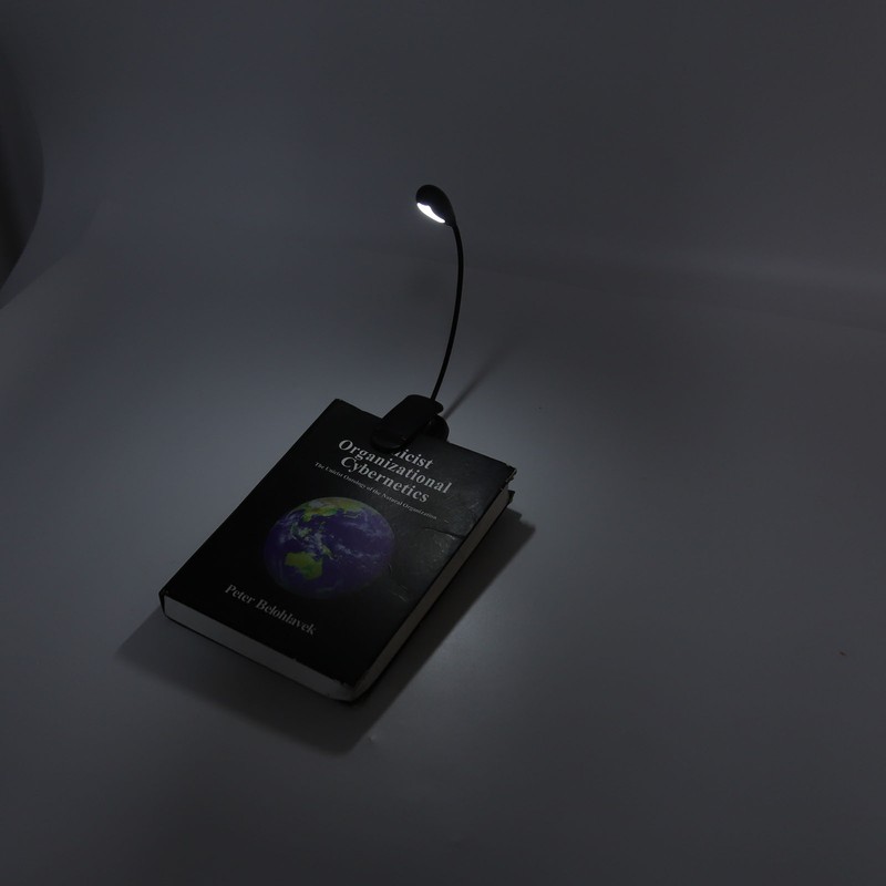 LED Reading Light USB Charging Eye Protection Temp 360° Clip