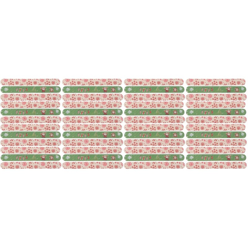 minkissy Nail Tools 48 Pieces Christmas File for Suits Tools
