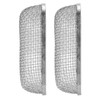 2Pcs RV Furnace Vent 4.5 X 4.5in Heavy Duty Stainless