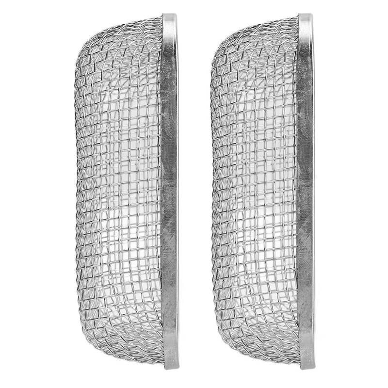 2Pcs RV Furnace Vent 4.5 X 4.5in Heavy Duty Stainless