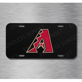 Amel Baseball Arizona Diamondbacks License Plate Front Auto Tag