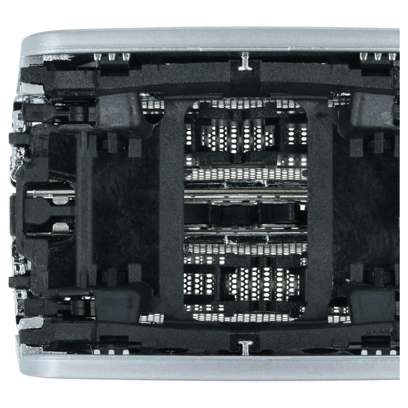 vhbw Ersatz-Scherkopf kompatibel mit Braun Series 8 Elektrorasierer, Silber