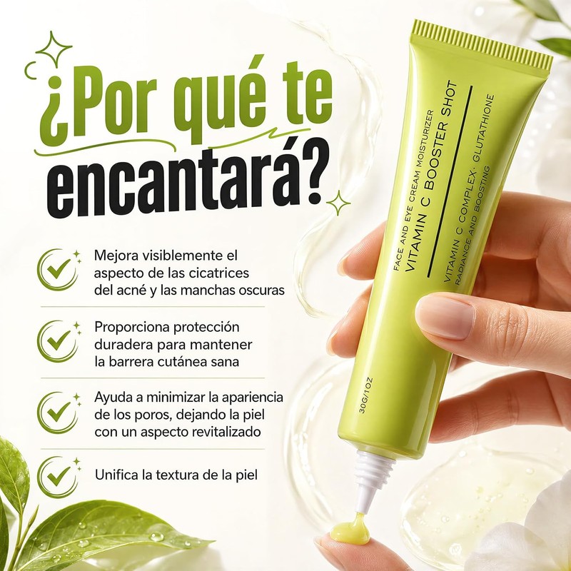 2PCS Vitamin C Booster Shot Serum, Sérum Facial