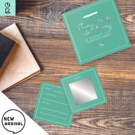 Gift Republic Things to Do with Family Scratch Cards 52 Tarjetas interactivas para rascar Tarjetas Divertidas para mamá y papá, Tarjetas de Regalo Personalizadas, Regalo en Caja de Navidad,