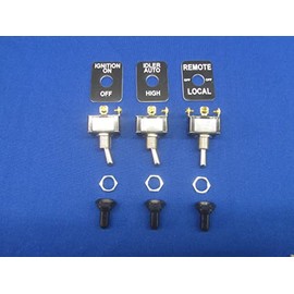 Lot Lincoln Welder Sa-200 Sa 250 Toggle Switch Amp Hexseal & Legend Plate