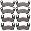 FHSJXR Front and Rear Brake Pads for 2016-2023 Polaris General