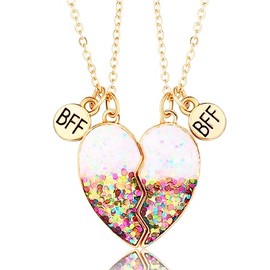 Your Always Charm Bff Necklace for 2 3 Girls Best Friend Necklace Cute Koala Heart Friendship Necklace for Girls Friendship Gifts for Best Friend, 2pcs U:quicksand