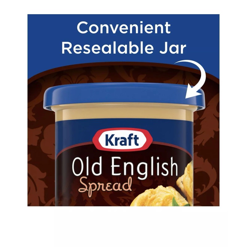 Kraft Old English Sharp Cheese Spread, 5oz Jar