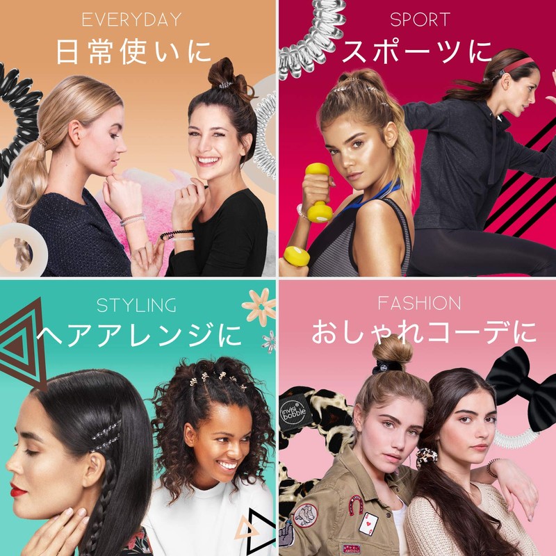 Invisibobble Power - Pack colgante de cristal transparente, 1 unidad