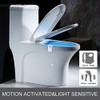 BSASHF 2 Pack Color Changing Toliet Night Light Motion Sensor