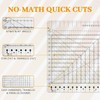 XL Slotted Quilting Ruler for Guide Fabric Cutting, Sewing, Crafting