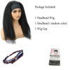 Kinky Straight Headband Wig 26 Inch Human Hair Headband Wigs