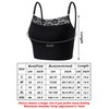 Bencailor 3 Pieces Lace Camisole Lace Crop Top Lace Half