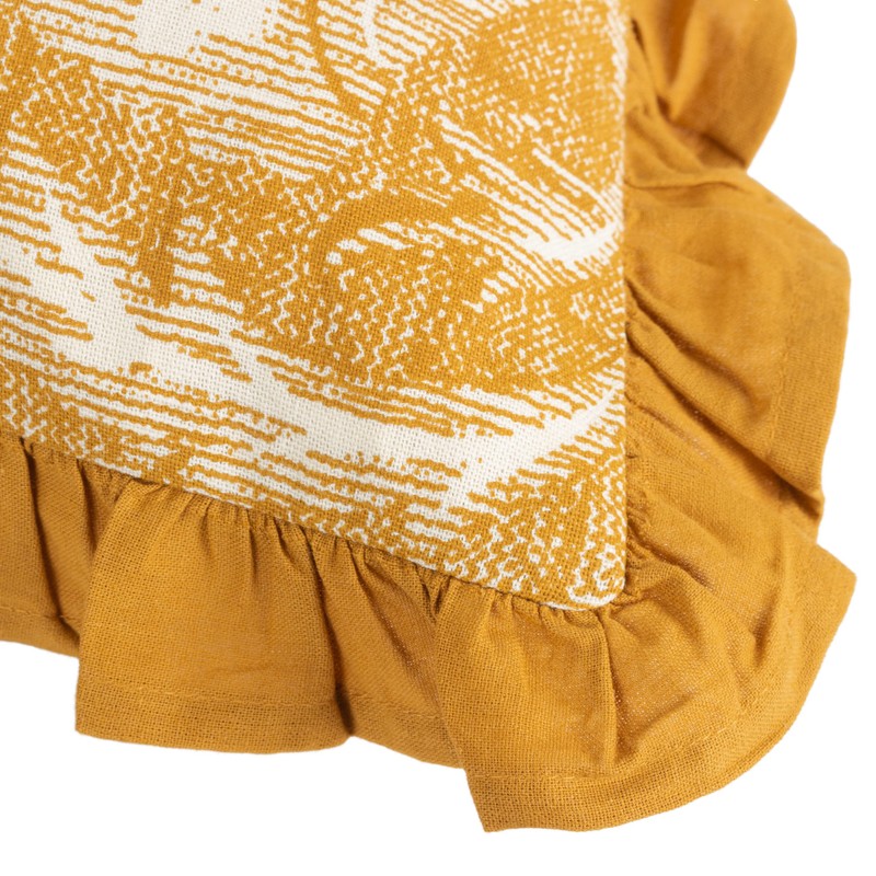 Paoletti Kirkton Cushion Cover,Ochre,50 x 50cm