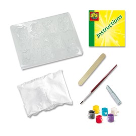 SES Creative 01342 Plaster Casting and Painting - Fantasy Figures - Creative Craft Set for Children from 5 Years - Create Figures Like Unicorns and Dragons - Perfect for Creative Painting