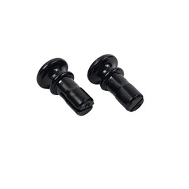 Acoustic Guitar Black ABS End Pin with White Dot for Yamaha Guitars - Pack of 2 (WJ215200)