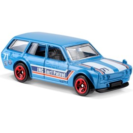 Hot Wheels 2017 Surf's Up '71 Datsun Bluebird 510 Wagon 277/365, Blue