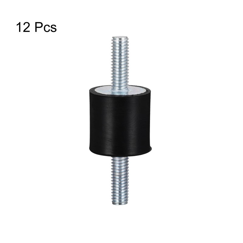 sourcing map Pack of 12 M6 x 18 mm Rubber