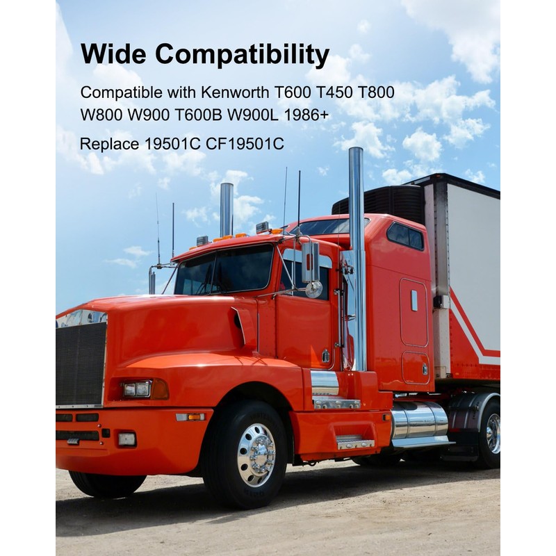 Exterior Cabin Air Filter Compatible With Kenworth T800 W900 T600