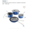 Eatwell EatingWell 8-piece Ceramic-Coated Cookware Set