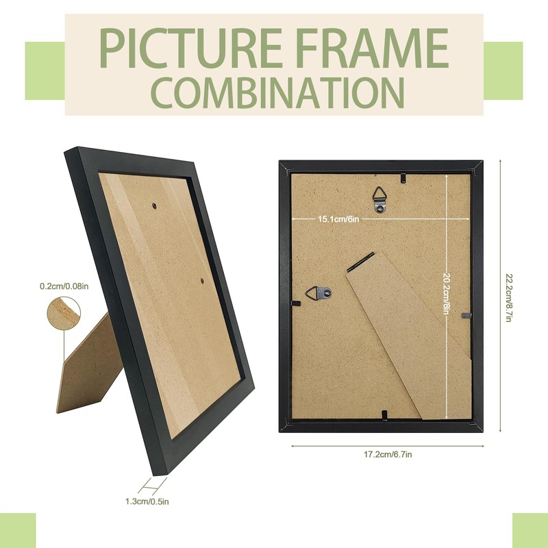 WHEATHUSK Set of 30 Photo Frames for 6x8 Photos Wall