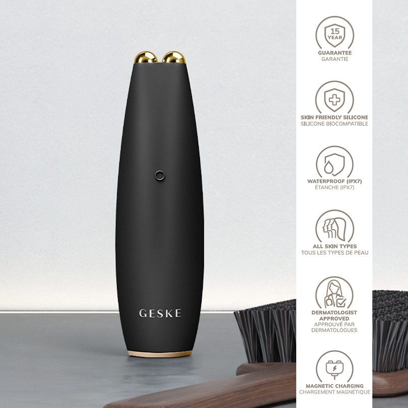 GESKE SmartAppGuided™ MicroCurrent Face-Lift Pen, 6 in 1, Skincare Tool