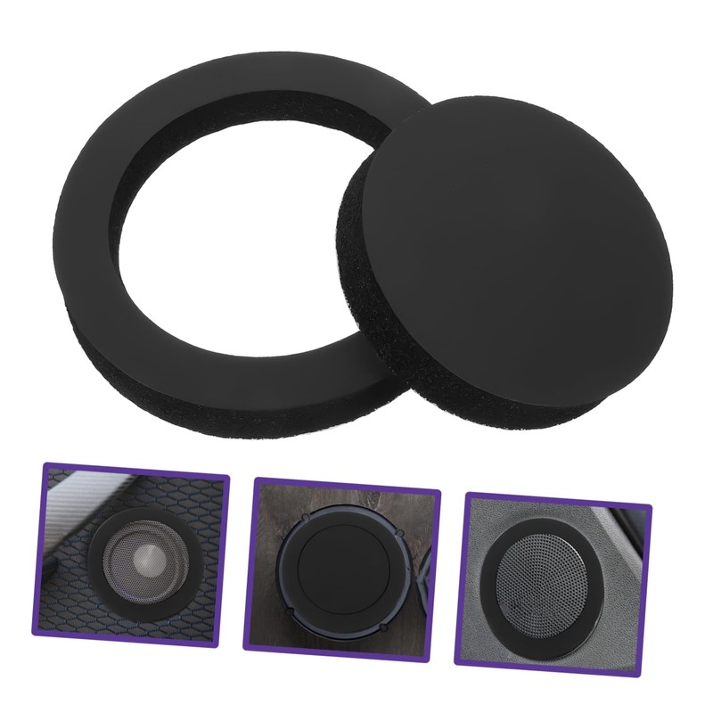 LALAFINA Speaker Spacer Rings for Vehicle Speaker Adapter Rings for